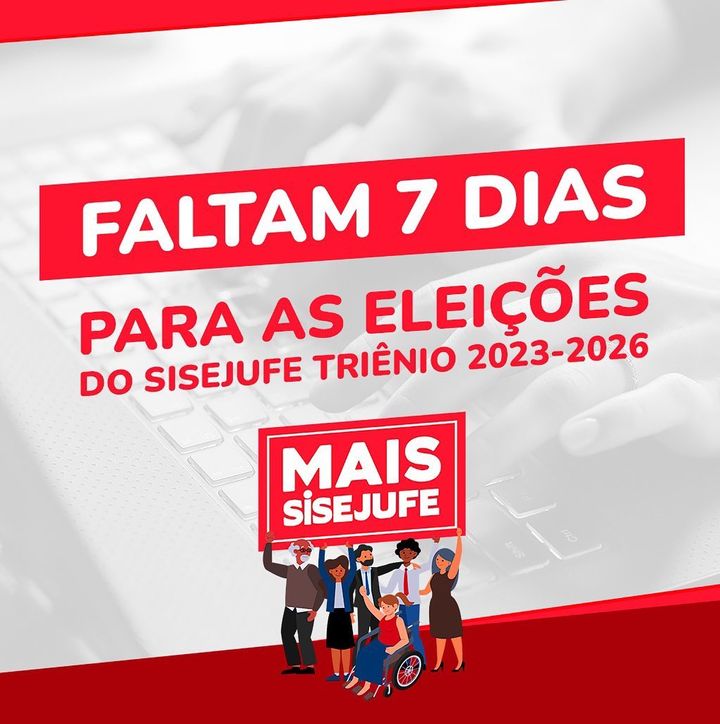 Faltam apenas SETE DIAS para o início das eleições